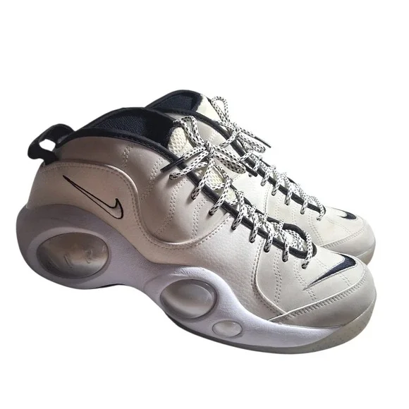 Nike Air Zoom Flight 95 Basketball Mens size 11.5 Pale Ivory Streetwear Sneaker - Picture 3 of 12